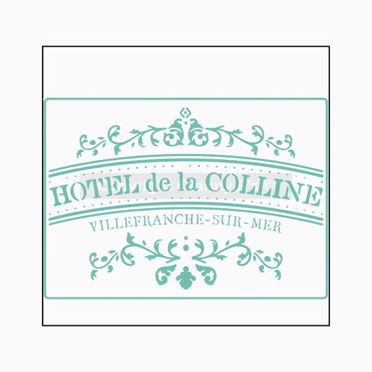 Hotel de la Colline -Stencil - Granny B's Old Fashioned Paint
