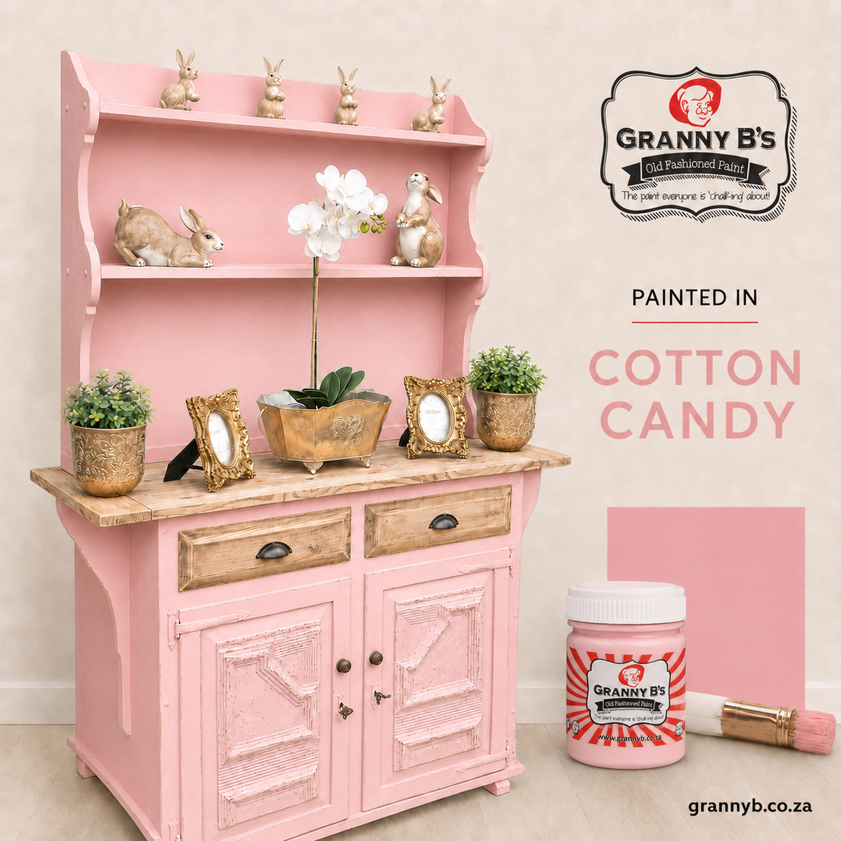 Chalkpaint - Cotton Candy (Sweet Pink)