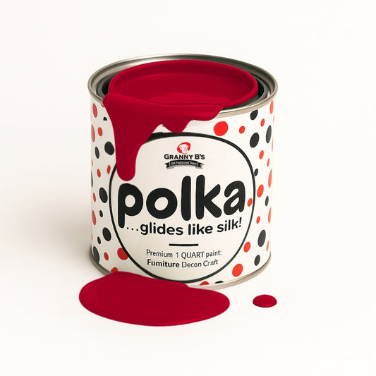 Polka.Paint - Imperial Silk (vibrant red)