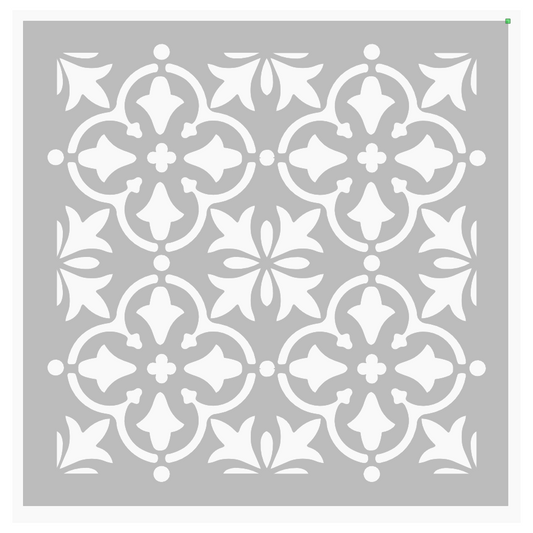 Portuguese Tile- Stencil