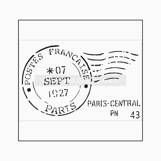 Paris Central Stencil - Granny B's Old Fashioned Paint