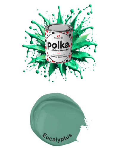 Polka.Paint - Eucalyptus (aloe green)