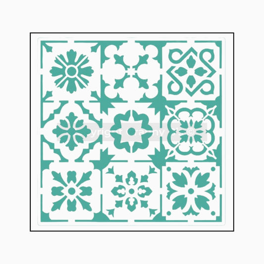 Portuguese Tile- Stencil - Granny B's Old Fashioned Paint