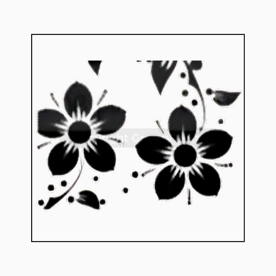Postcard Stencil Daisy - Granny B's Old Fashioned Paint