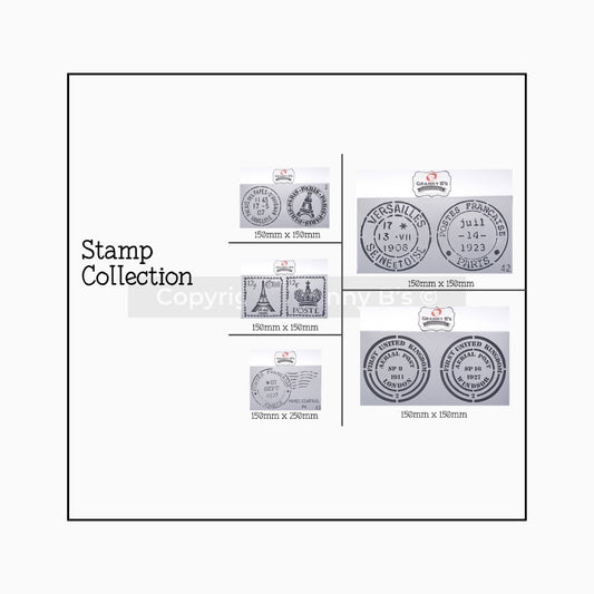 Stamp Stencil Collection - Granny B's Old Fashioned Paint