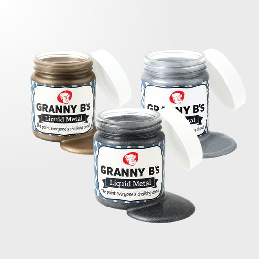 Liquid Metal Bundle Pack Pick 'n Mix 3 x 125ml - Granny B's Old Fashioned Paint