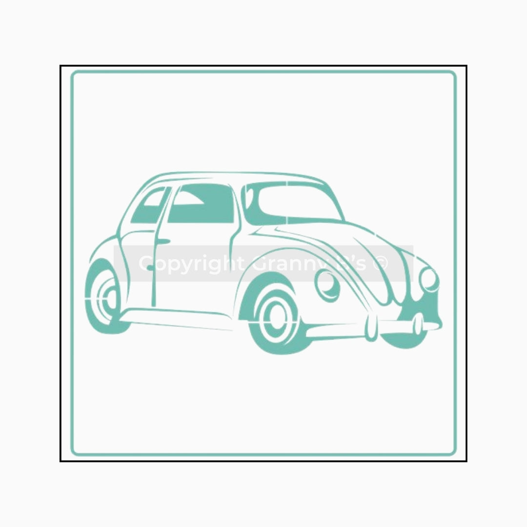 VW Bug - Stencil - Granny B's Old Fashioned Paint