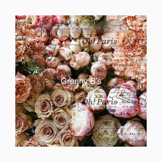 Vintage Rose Decoupage by Granny Chic Decoupage Tissue