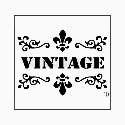 Vintage Stencil - Granny B's Old Fashioned Paint