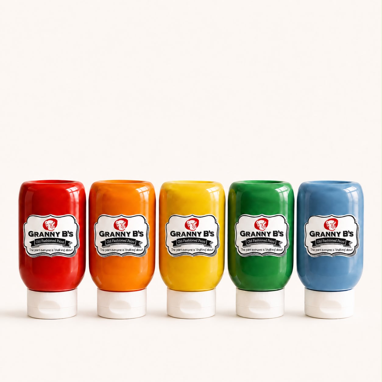Granny B’s Squeeze & Paint – Primary Colours 5 × 250ml