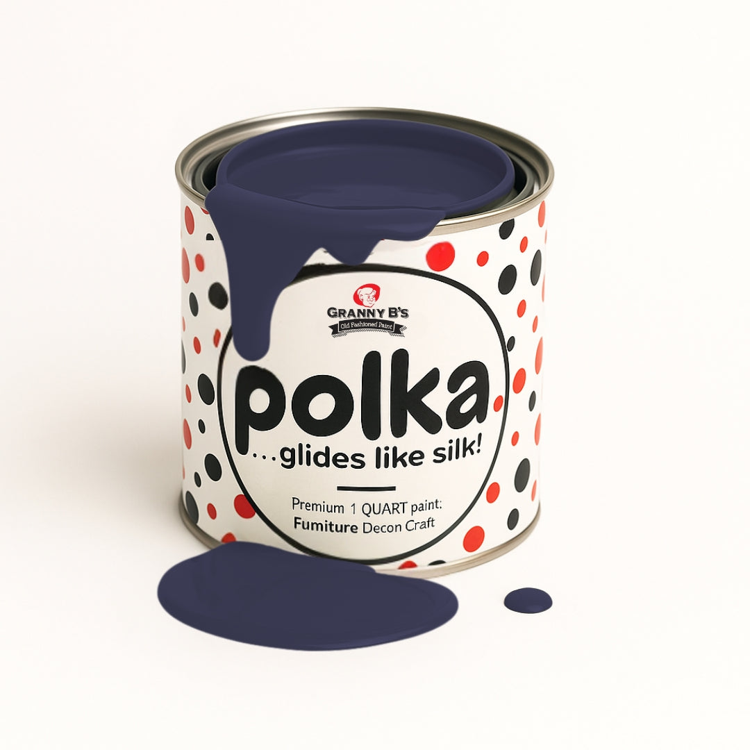 Polka.Paint - Lincoln (navy blue)