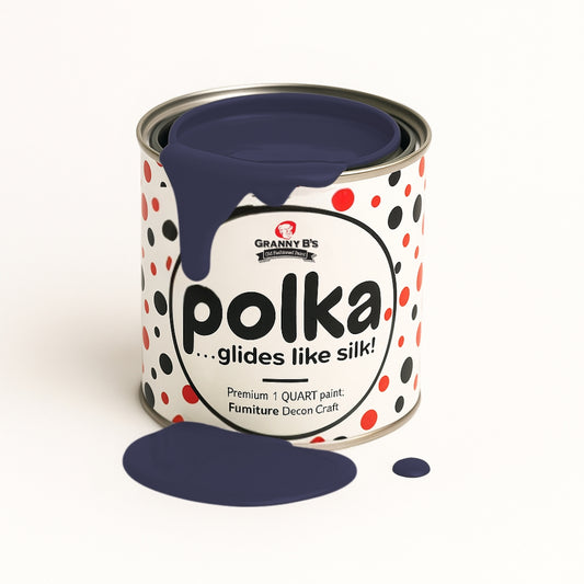 Polka.Paint - Lincoln (navy blue)