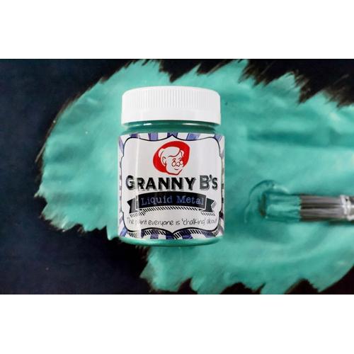 Liquid Metal Bahama Turquoise 125ml - Granny B's Old Fashioned Paint