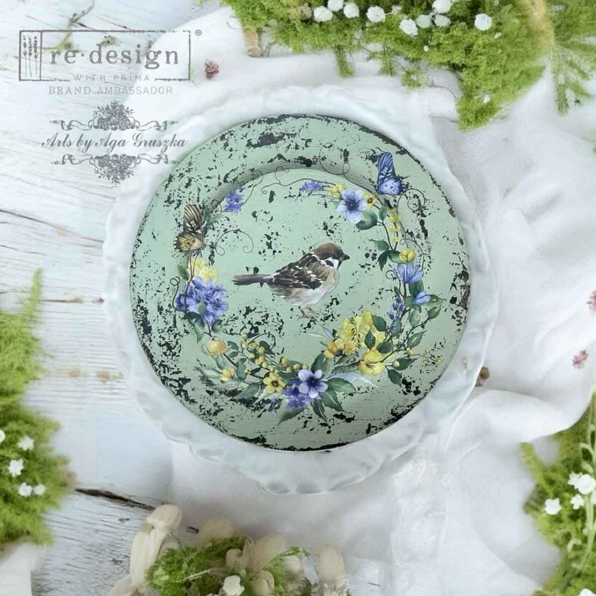 Middy Transfer Sunlit Aviary - Transfer (Prima Re-design)