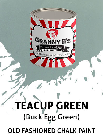 Chalkpaint - Teacup Green (Duck Egg Green) - Granny B's Old Fashioned Paint