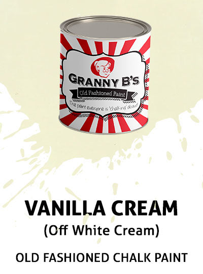 Old Fashioned Paint - Vanilla Cream (Off White Cream) - Granny B's Old Fashioned Paint