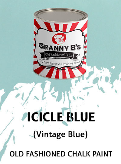 Chalkpaint - Icicle Blue (Vintage Blue) - Granny B's Old Fashioned Paint