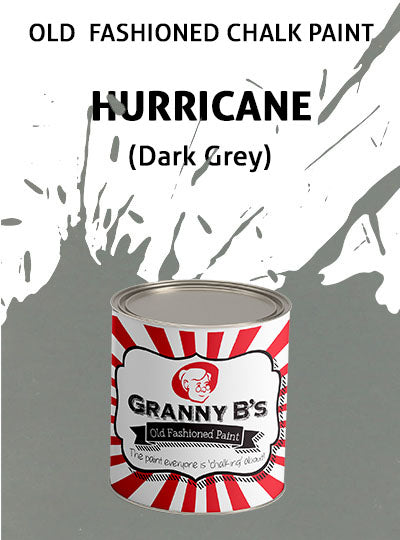 Chalkpaint - Hurricane Grey (Dark Grey) - Granny B's Old Fashioned Paint