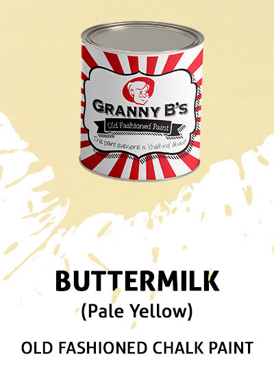 Old Fashioned Paint - Buttermilk (Pale Yellow) - Granny B's Old Fashioned Paint