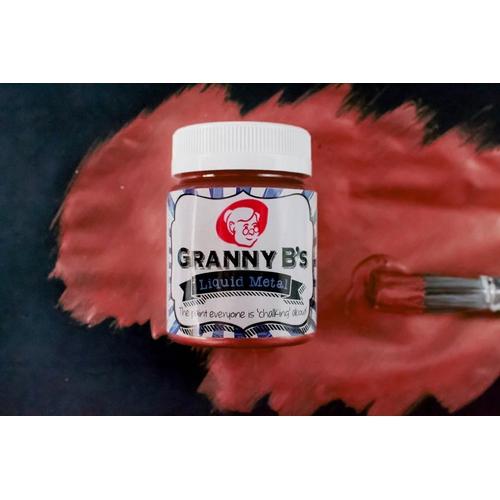 Liquid Metal Aruba Red 125ml - Granny B's Old Fashioned Paint