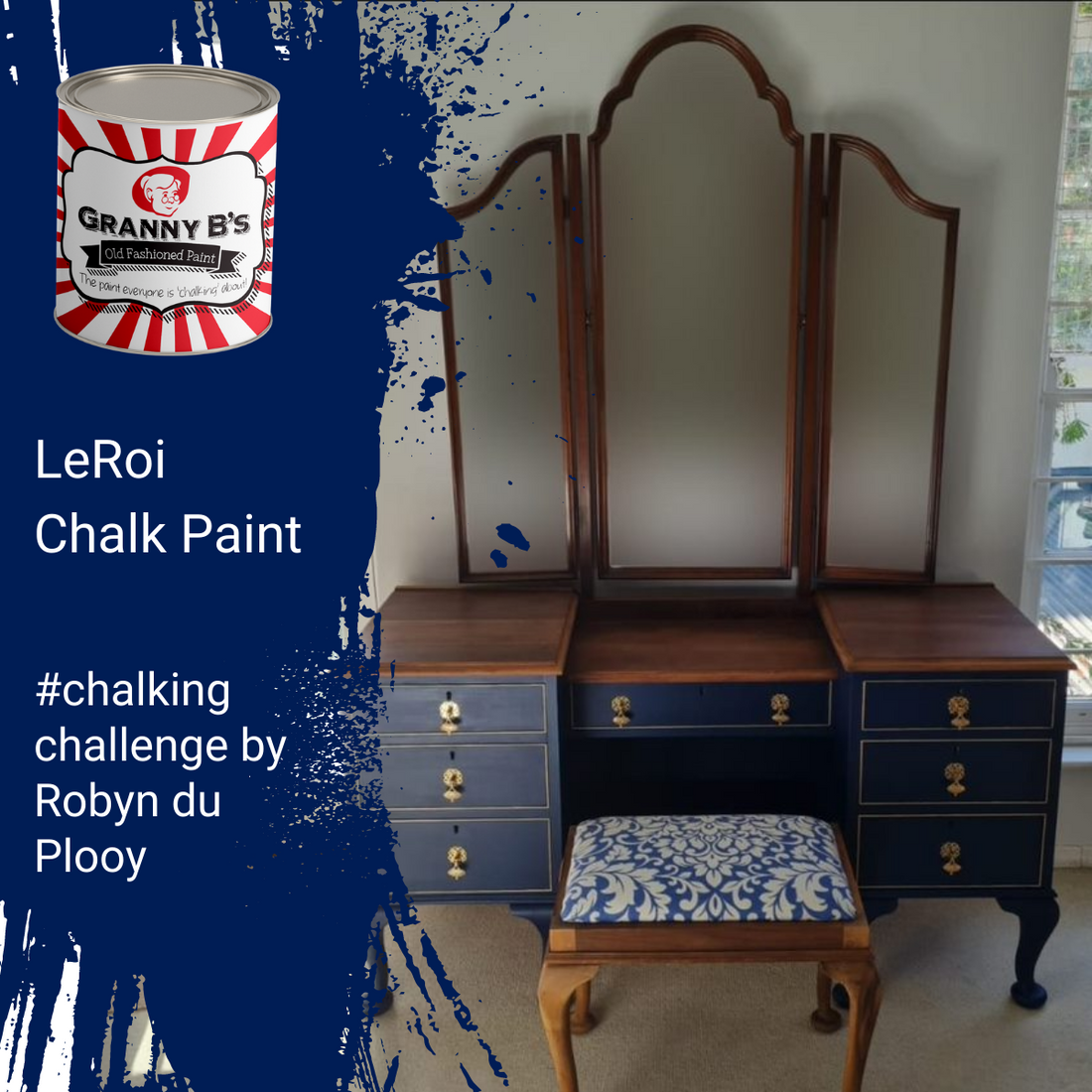 Chalkpaint Granny B's LeRoi (Navy) Old Fashioned Paint Granny B