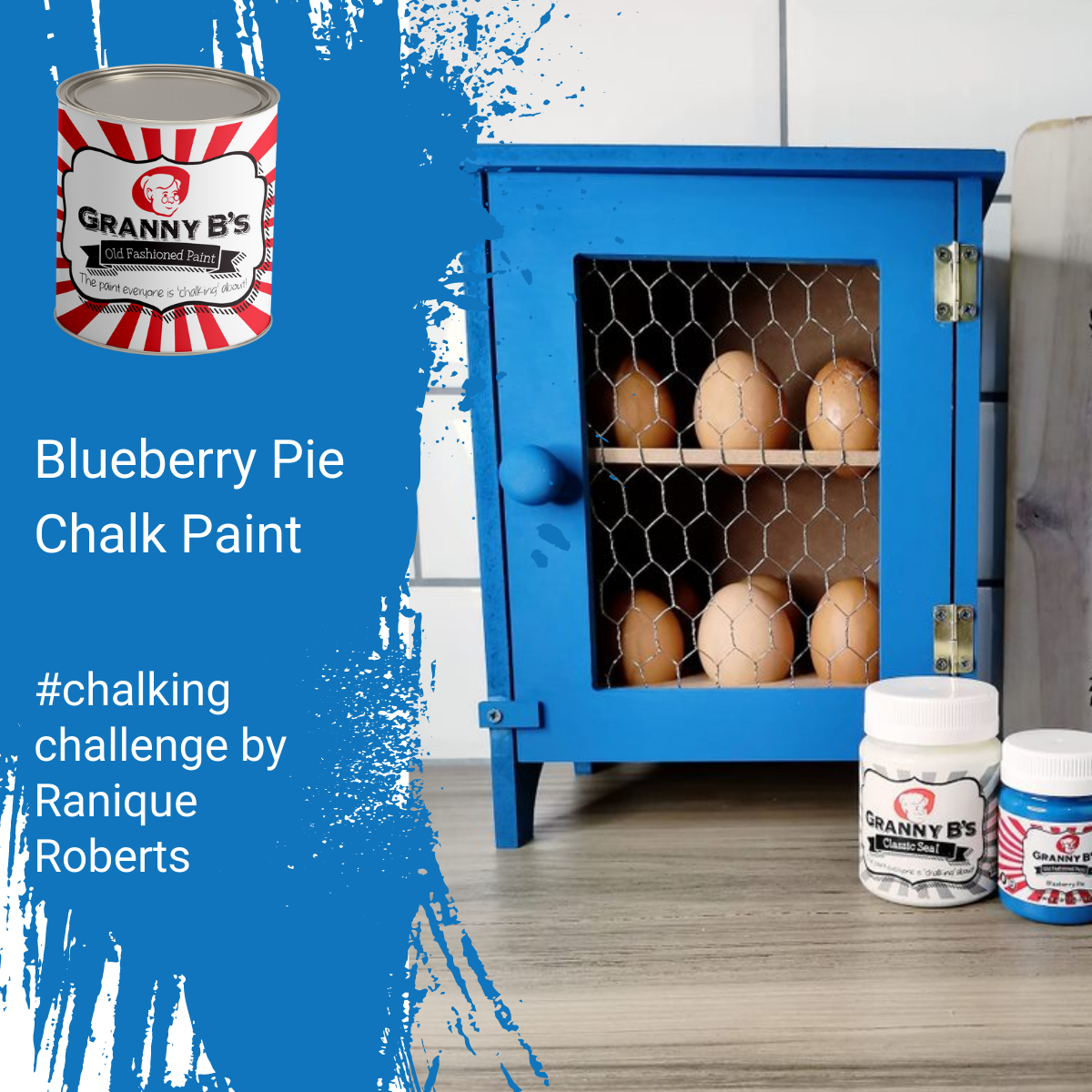 Chalkpaint - Blueberry Pie (Bright Blue)