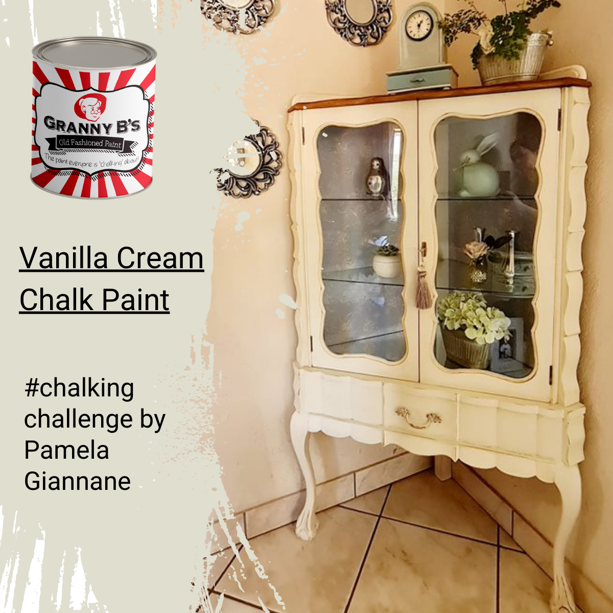 Chalkpaint - Vanilla Cream (Off White Cream) – Granny B's Old Fashioned  Paint