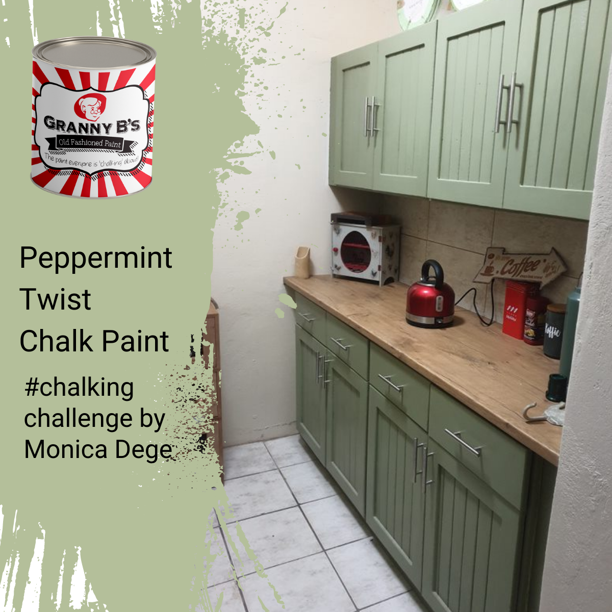 Old Fashioned Paint - Peppermint Twist (Sage Green) - Granny B's Old Fashioned Paint