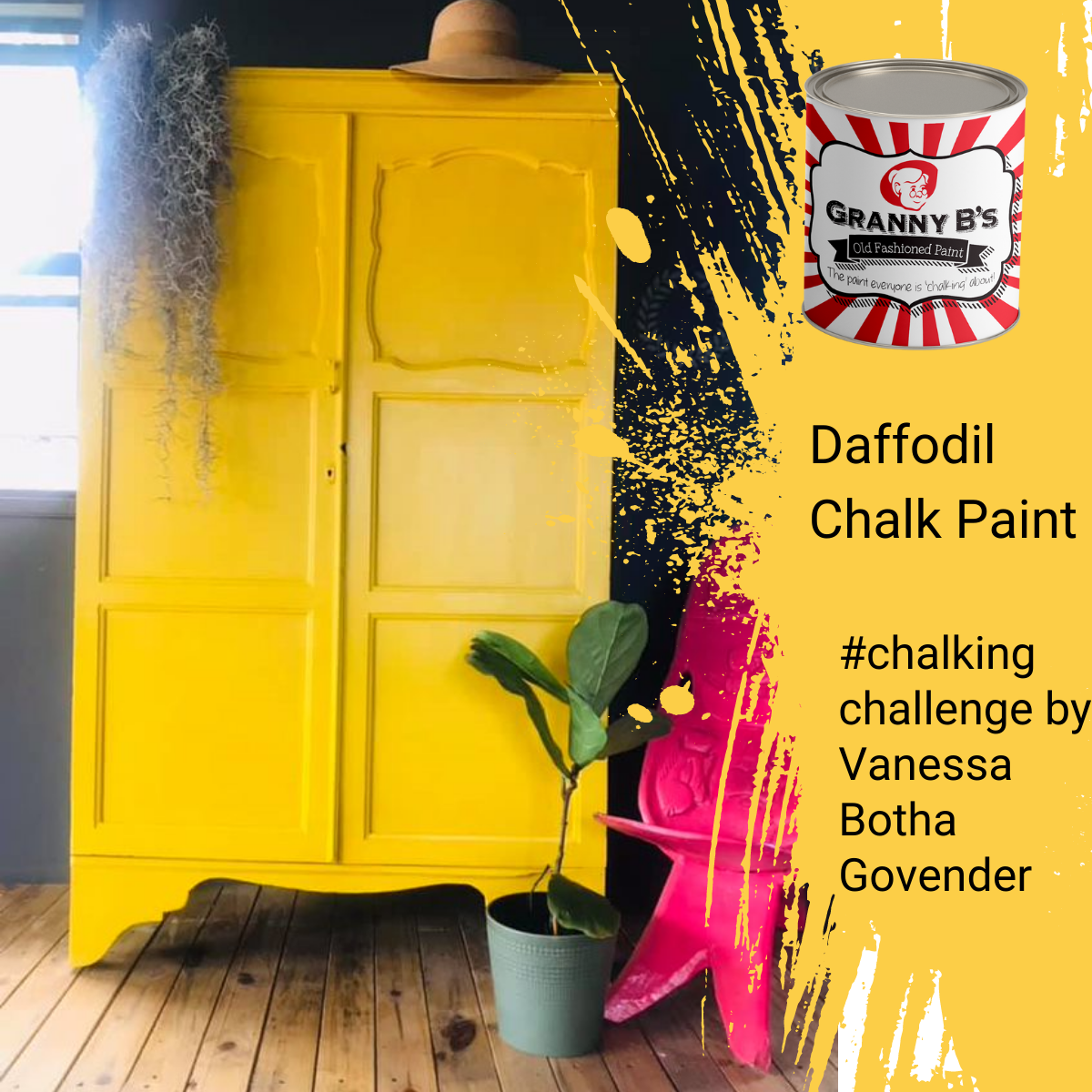 Chalkpaint - Daffodil (Golden Yellow)