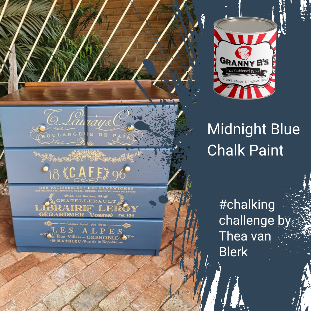 Chalkpaint Midnight Blue Dark Blue Granny B s Old Fashioned