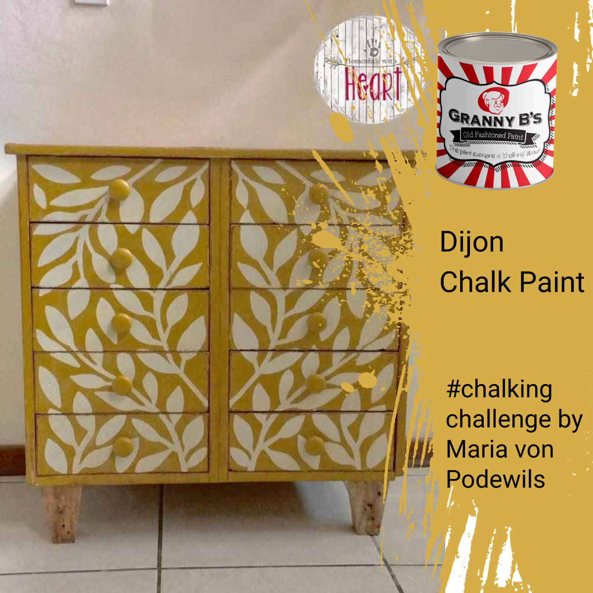 Chalkpaint - Dijon  (Mustard Yellow)