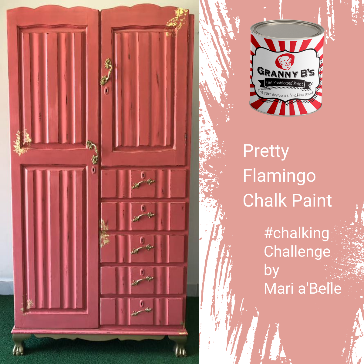 Chalkpaint - Pretty Flamingo (Coral Pink)