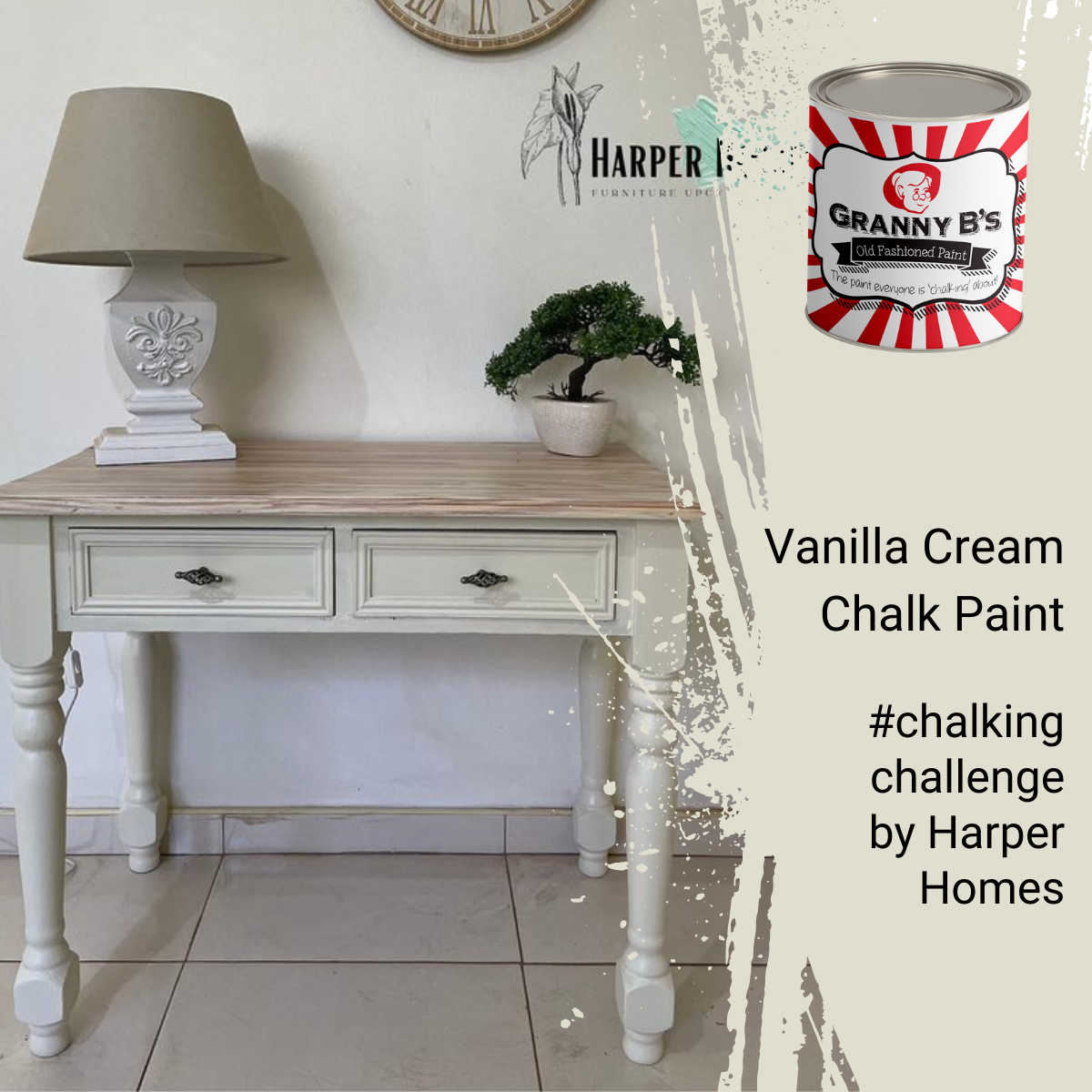 Old Fashioned Paint - Vanilla Cream (Off White Cream) - Granny B's Old Fashioned Paint