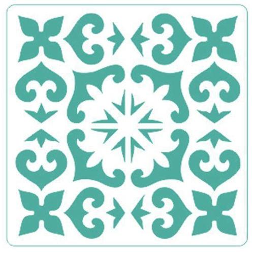 Spanish Repeat Tile - Stencil - Granny B's Old Fashioned Paint