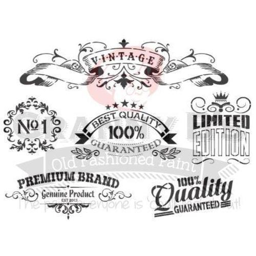 Authentic Stencil - Granny B's Old Fashioned Paint