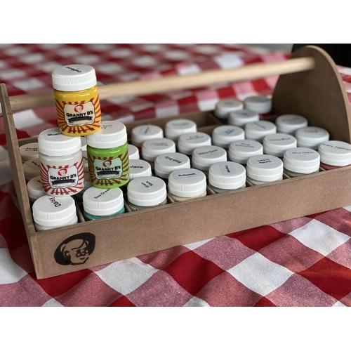 Granny B's Chalkpaint Collection and Carry Case 50ml - Granny B's chalkpaint tjhoko chalk pait annie sloan