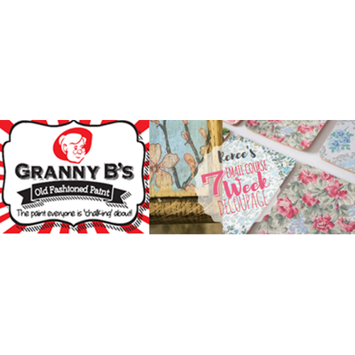 Decoupage Course - 7 Week (email) - Granny B's Old Fashioned Paint