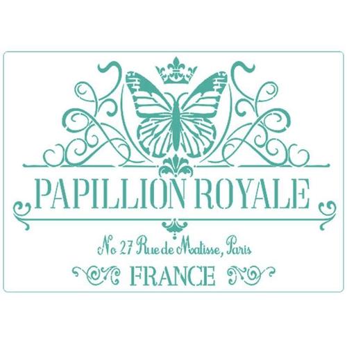 Papilon -Stencil - Granny B's Old Fashioned Paint
