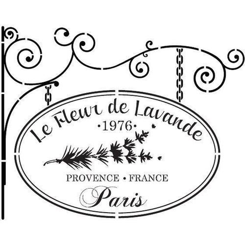 Le Fleur Paris Stencil - Granny B's Old Fashioned Paint