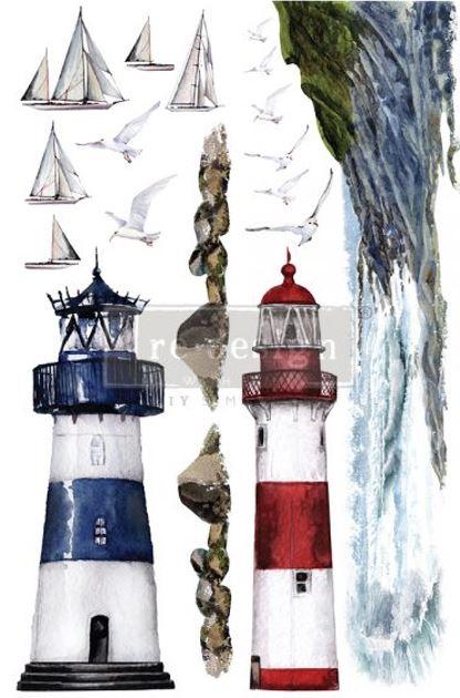 Lighthouse - Transfer (Prima Re-design) - Granny B's Old Fashioned Paint