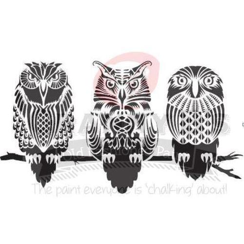 Owls - Granny B's Old Fashioned Paint