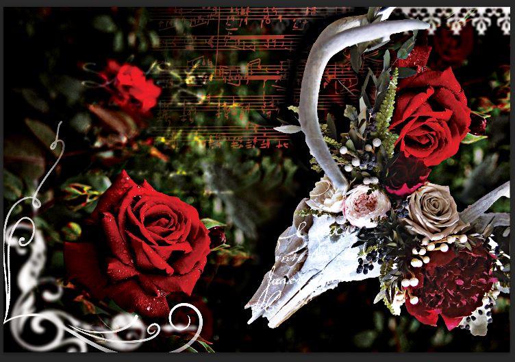 'Desert Rose' by Granny Chic Decoupage Tissue - Granny B's Old Fashioned Paint   compatible with all chalkpaint brands Tjhoko, Annie Sloan, Granny B's