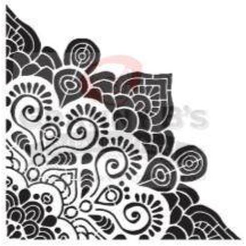Mandala Quarter 3 Stencil - Granny B's Old Fashioned Paint