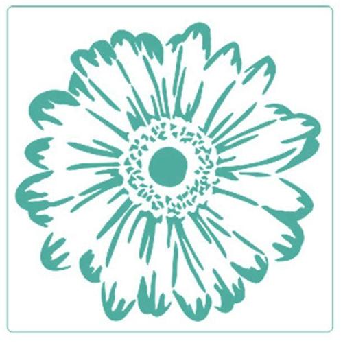 Gerbera Floral- Stencil - Granny B's Old Fashioned Paint