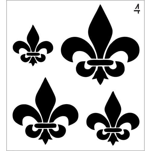 Fleur De Lis Stencil - Granny B's Old Fashioned Paint