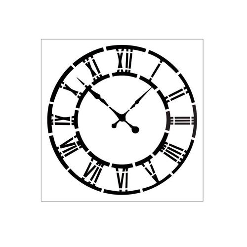 Vintage Clock Stencil - Granny B's Old Fashioned Paint