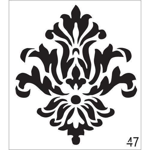 Damask Stencil - Granny B's Old Fashioned Paint