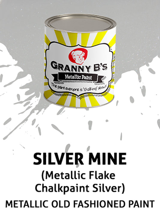 Metallic Chalkpaint - Silver Mine