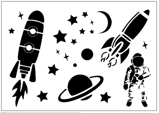 Space Stencil - mylar