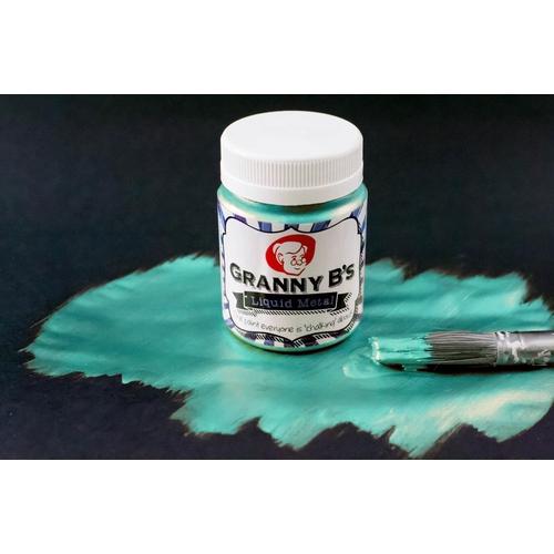 Liquid Metal Bahama Turquoise 125ml - Granny B's Old Fashioned Paint